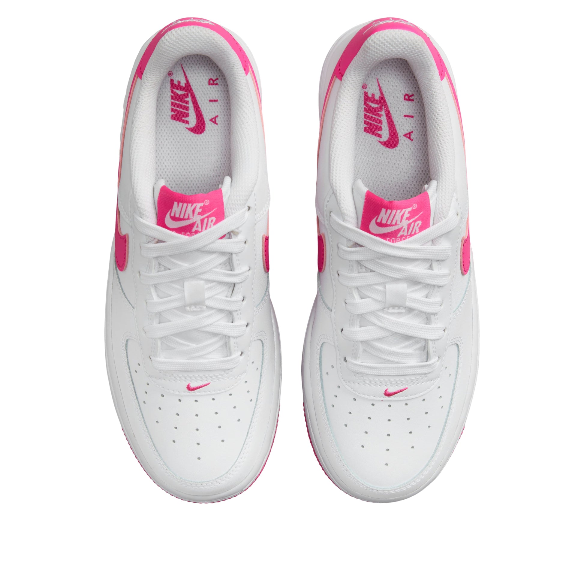 (GS) Nike Air Force 1 'White Laser Fuchsia' FV5948-102