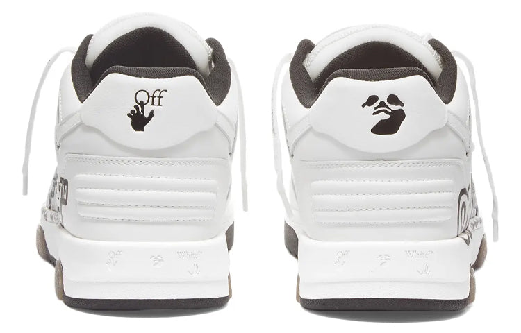 Off-White Out Of Office Low-Top For Walking Sneaker 'White Black' OMIA189S22LEA0040110