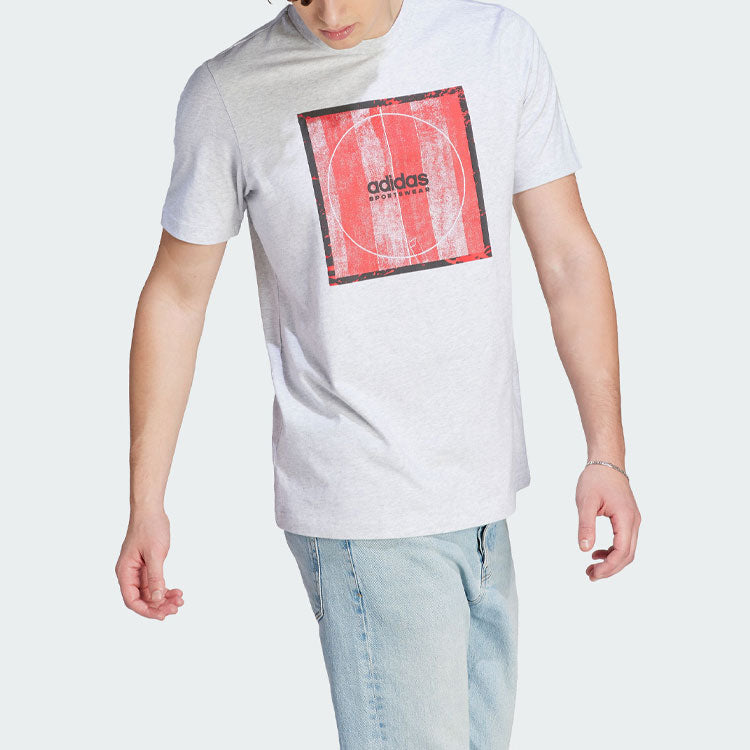 adidas Tiro Box Graphic T-Shirt 'Grey' II5878