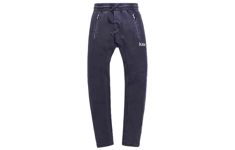 KITH Bleecker Crystal Wash Sweatpant 'Blue' KH6328-102-YC