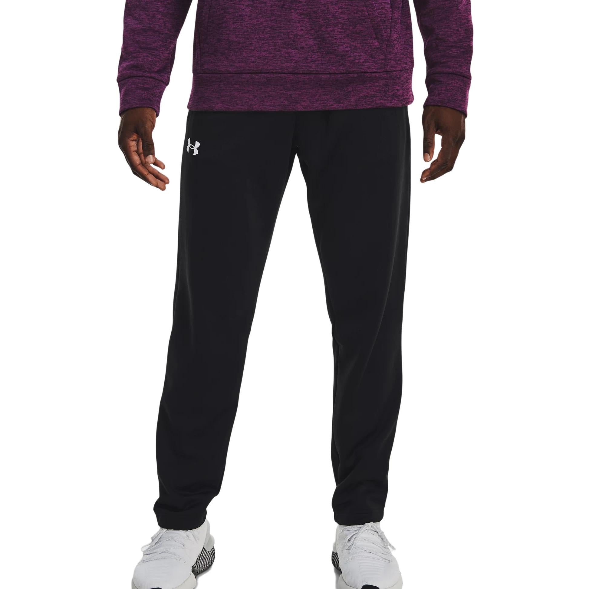 Under Armour Fleece Pants 'Black White' 1373402-001