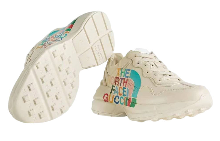 (WMNS) Gucci Leather Rhyton x The North Face 'Ivory' 685639-DRW00-9522