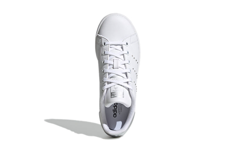 (GS) adidas Originals Stan Smith J Shoes 'White Silver' FW0745