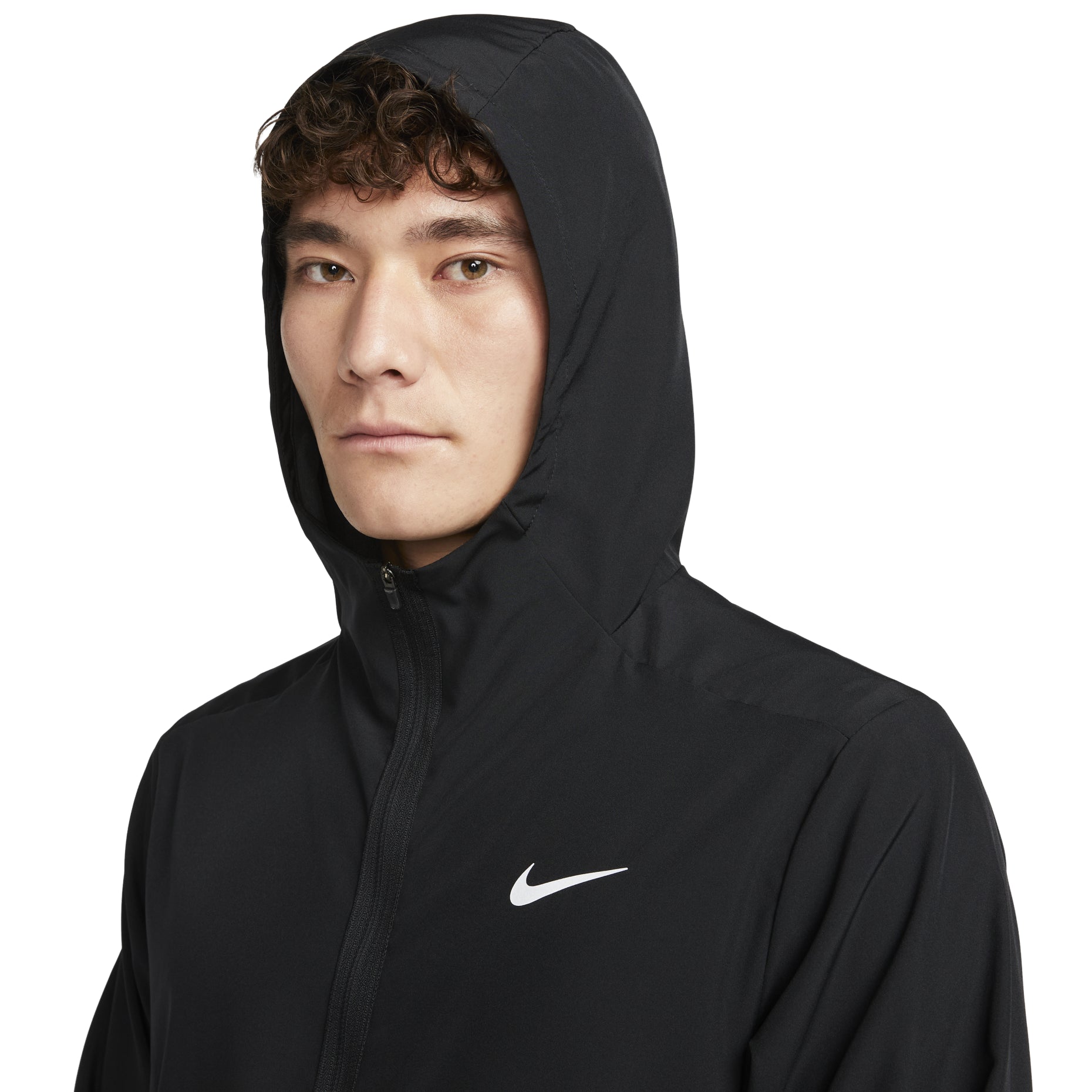 Nike Dri-Fit Foam Woven Hoody Jacket 'Black' FB7483-010