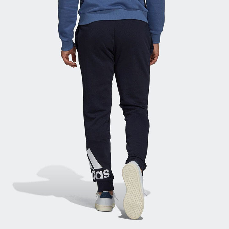 Men's adidas Logo Printing Sports Pants/Trousers/Joggers Japanese Version Black GK8979