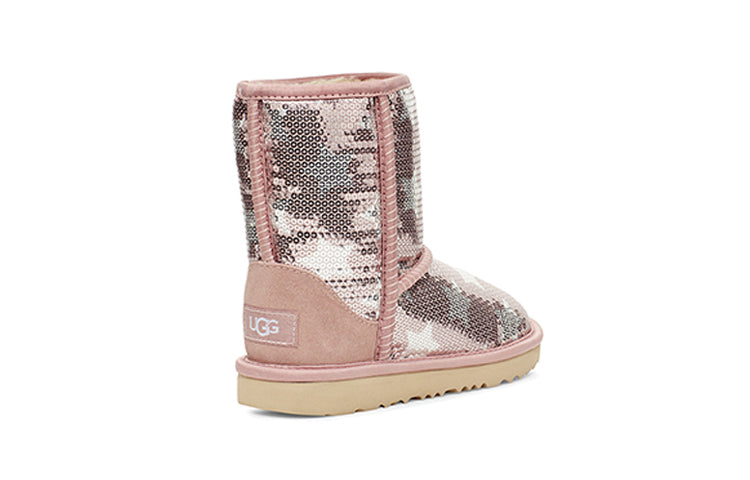 (PS) UGG Classic Short ll Sequin Star Pink 1107988T-PCRY