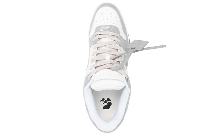 Off-White Out Of Office Croco Print Sneaker 'Grey White' OMIA189F22LEA0040109