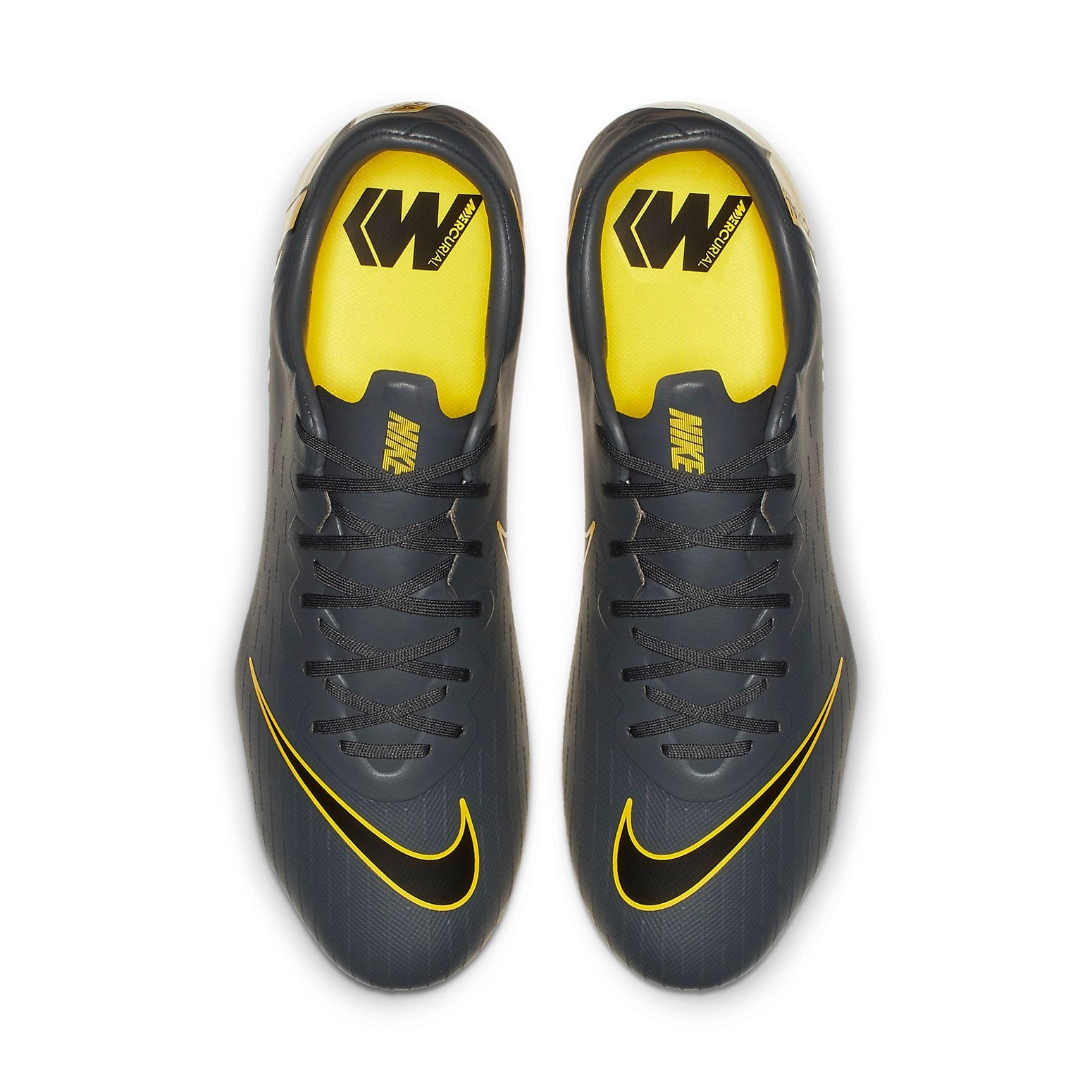 Nike Mercurial Vapor 12 Pro FG 'Dark Grey Yellow' AH7382-070
