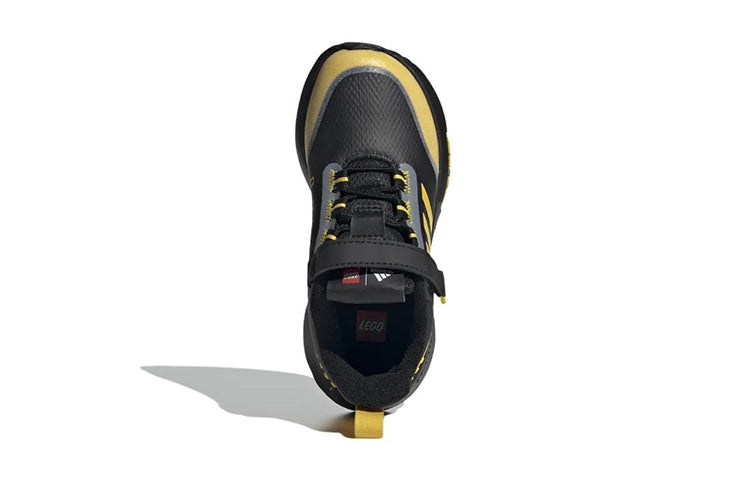 (GS) adidas LEGO x Racer TR Little Kid 'Black Equipment Yellow' GW4002