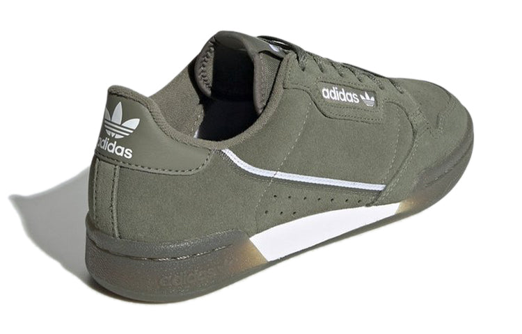 (GS) adidas Continental 80 J 'Green White' EF5104