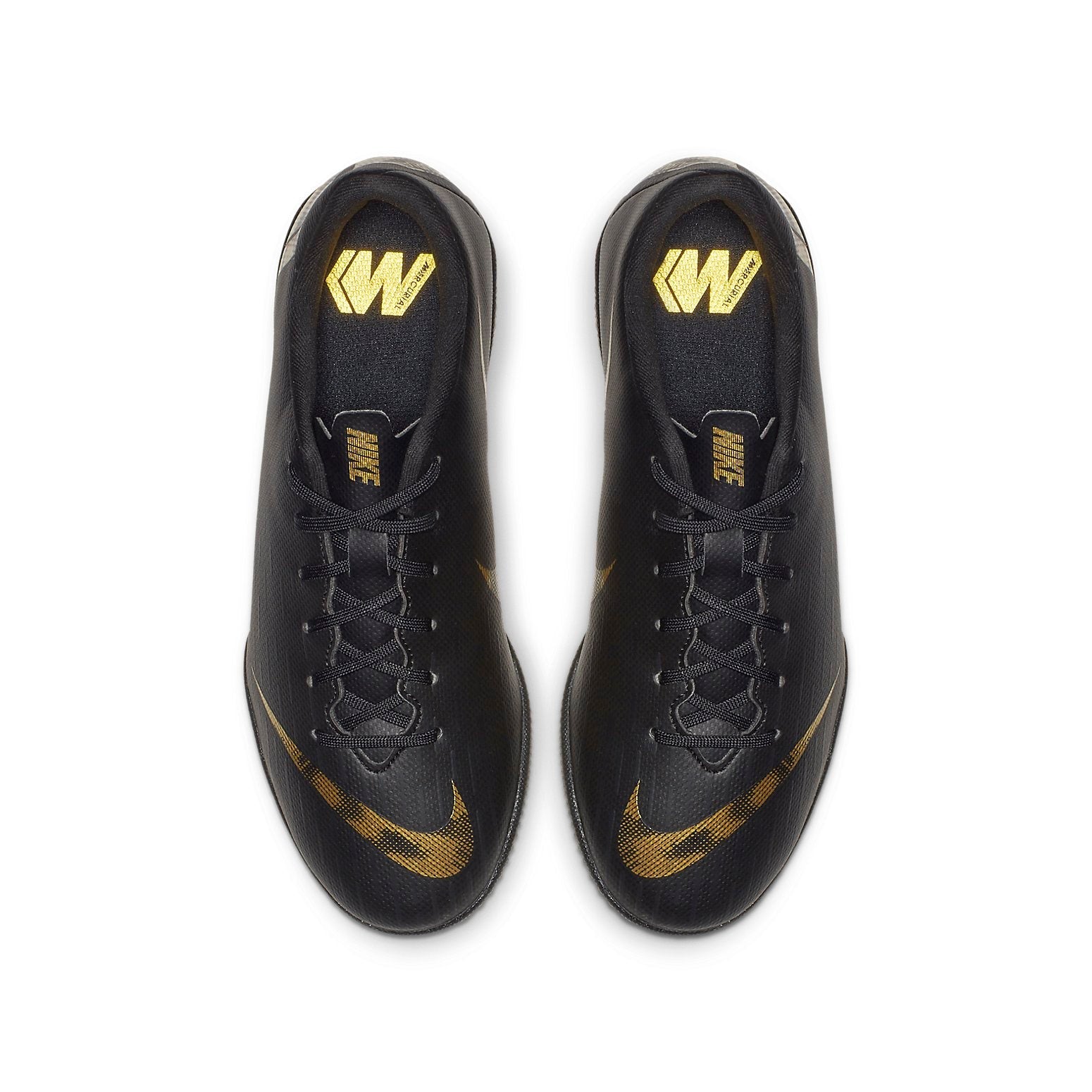 (GS) Nike Mercurial Vapor 12 Academy IC 'Black Gold' AJ3101-077