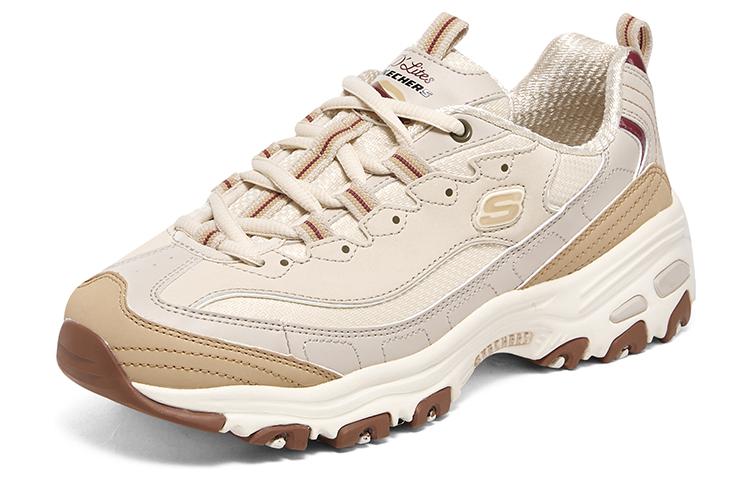 (WMNS) Skechers Sport D'lites 1.0 'Beige Brown' 896262-NAT