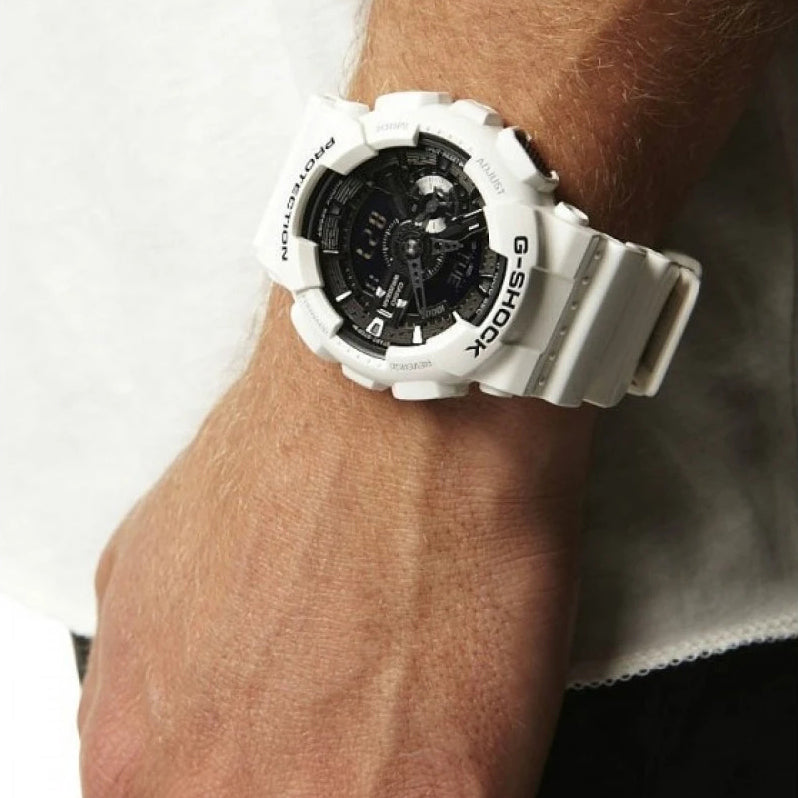CASIO G-Shock Analog-Digital 'White' GA-110GW-7A