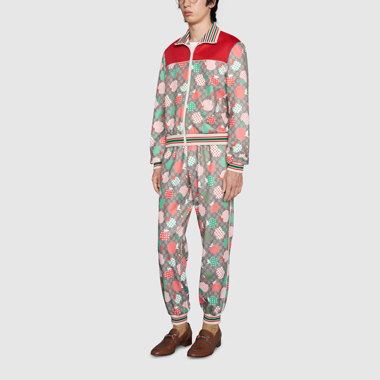 Gucci Fw21 Les Pommes Jogging Pant 'Red Beige' 662590-XJDMS-2112
