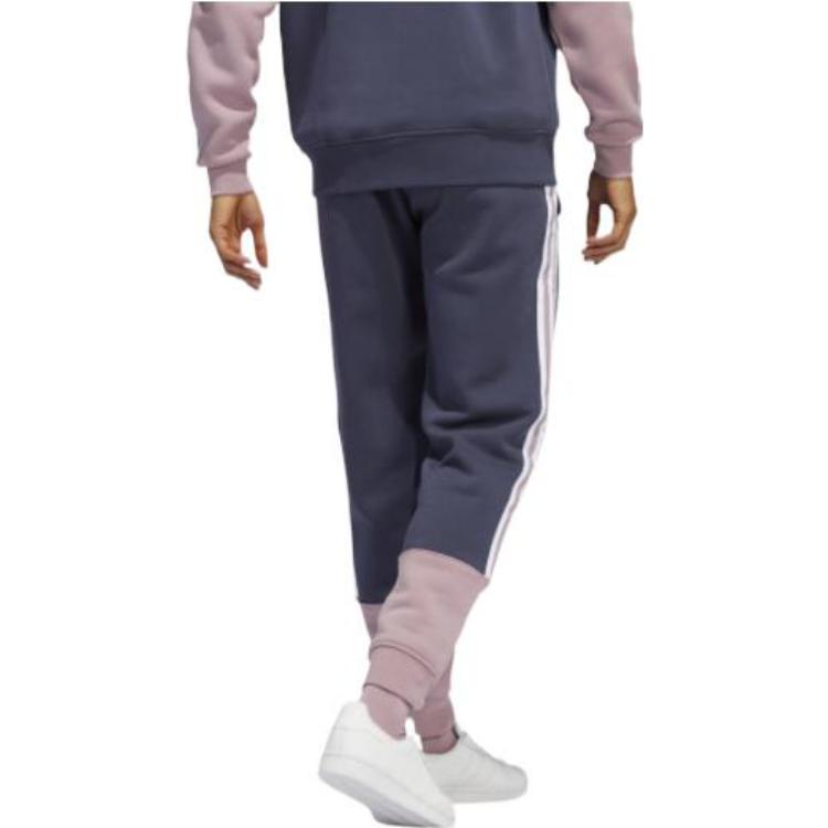 Men's adidas originals Logo Stripe Colorblock Sports Pants/Trousers/Joggers Blue HC2083