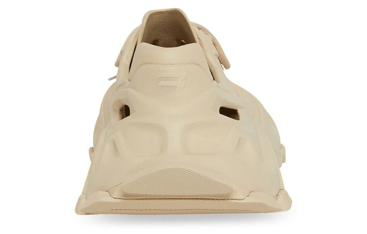 (WMNS) Balenciaga HD Lace Up Cut Out Sneakers 'Beige' 702416W3CES9300