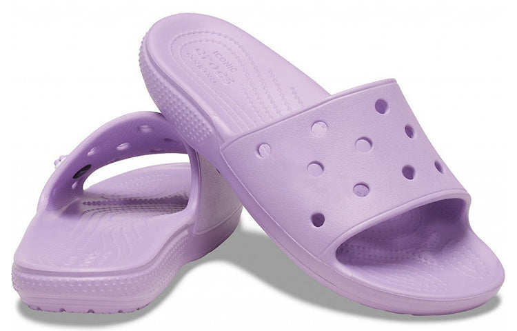Crocs Classic Soft Sole Cozy Sports Slippers Unisex Purple 206121-5PR