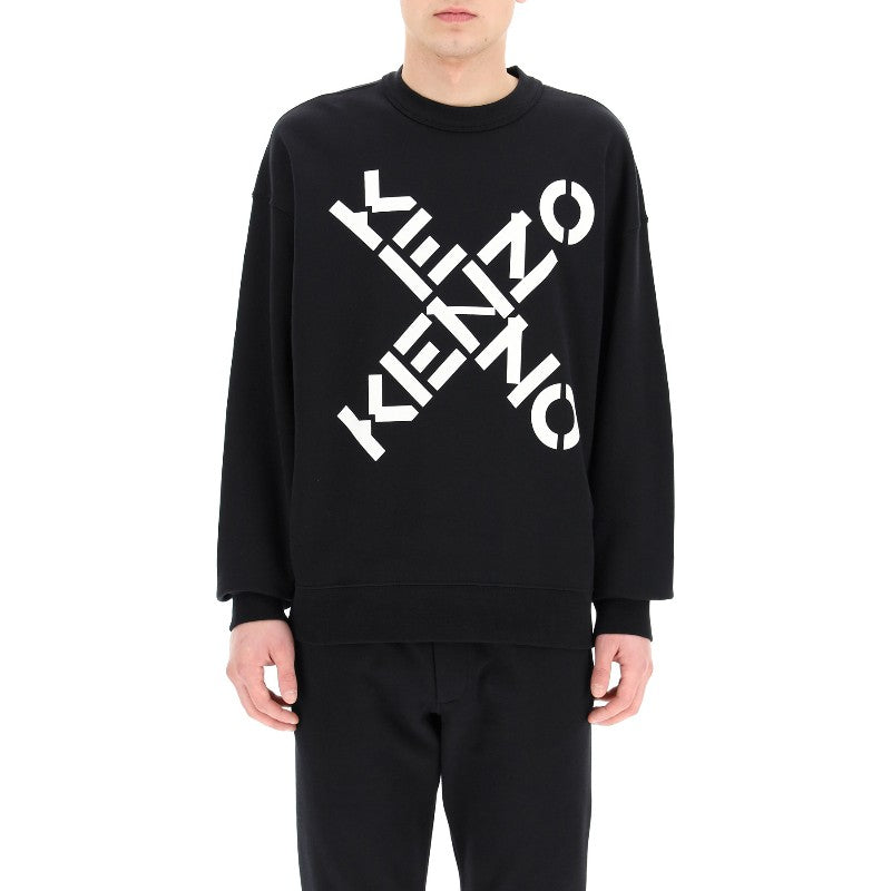 KENZO Logo Sweatshirt 'Black' FA65SW5214MS-99