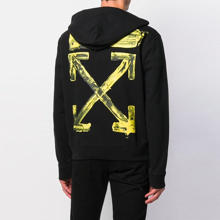Men's Off-White Acrylic Arrows Slim Multi-Color Arrow Printing Black OMBB034F19E300101060