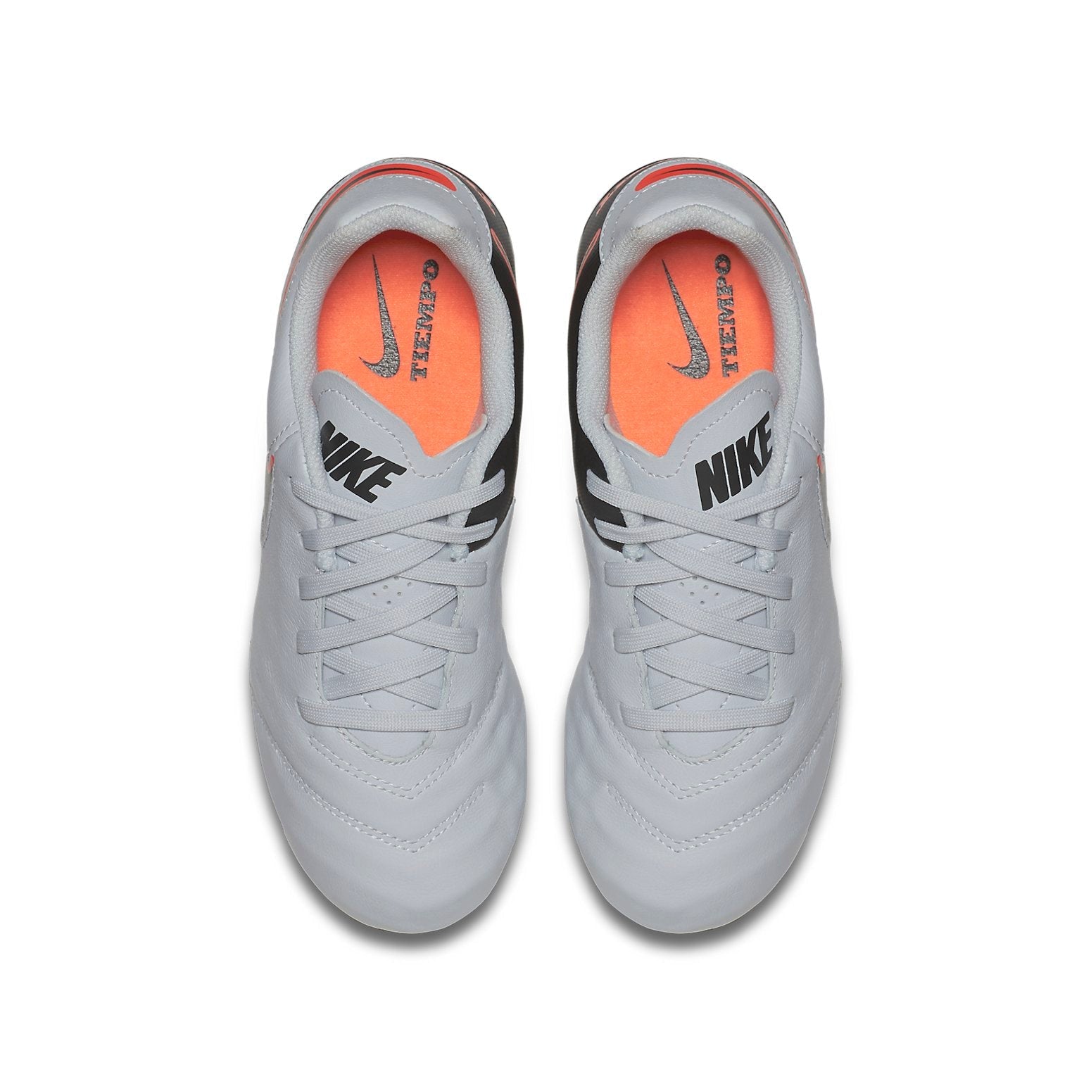 (GS) Nike Tiempo Legend VI FG 'Grey Black Orange' 819186-001