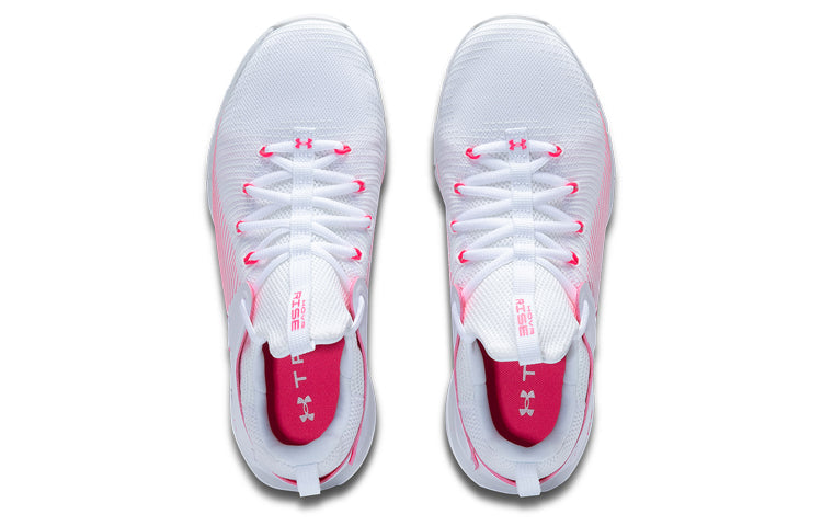 (WMNS) Under Armour Hovr Rise 2 White/Pink 3023010-100