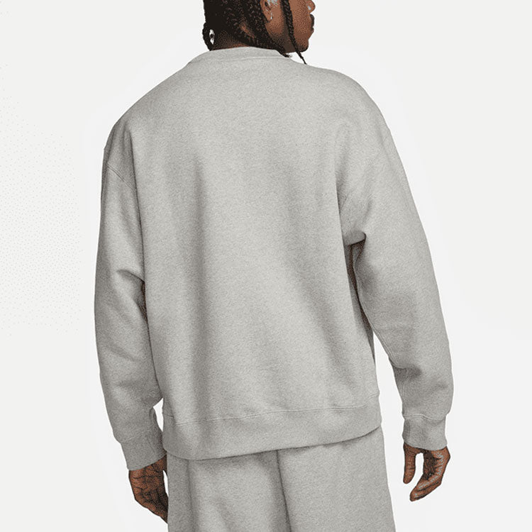 Nike x Stussy Fleece Crew 'Dark Grey Heather' DO9337-063