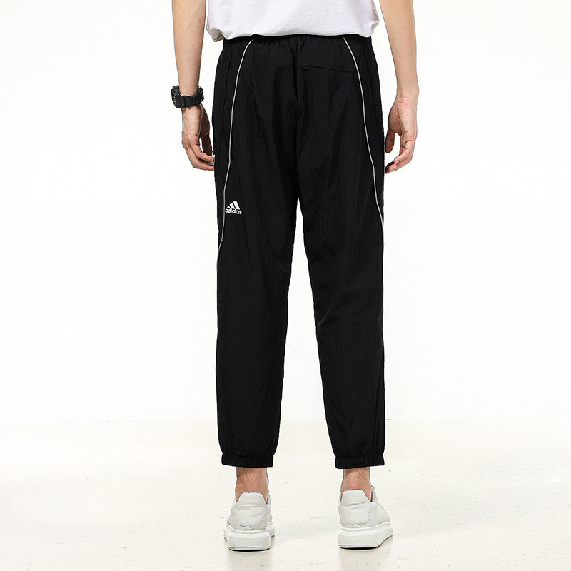 adidas Athleisure Casual Sports Breathable Running Long Pants Black H39252