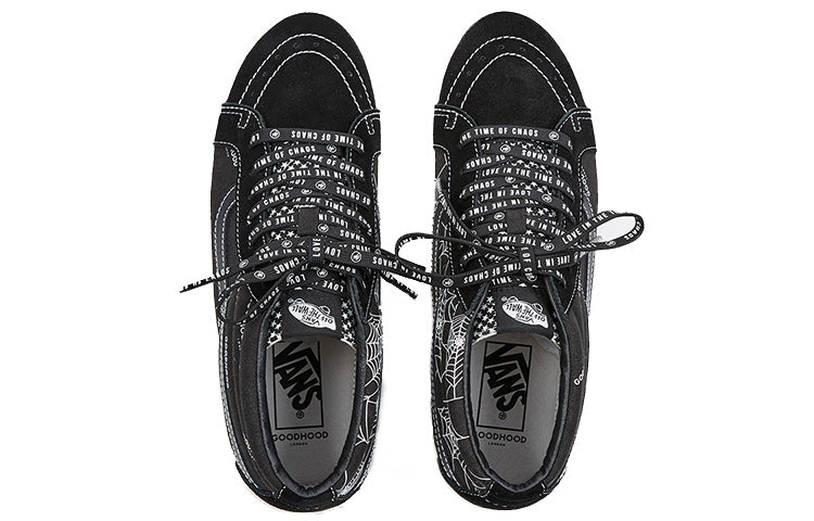 Vans Goodhood x Vault OG Sk8-Mid LX Retro Sneakers 'Black White' VN0A3ZCDRJZ