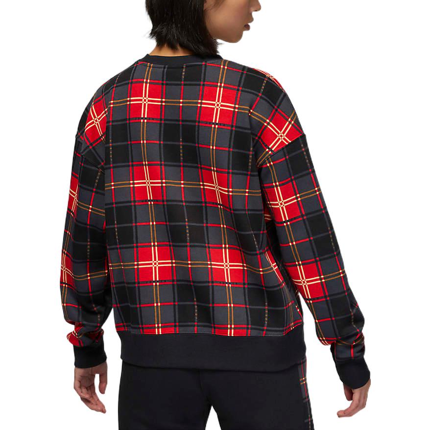 (WMNS) Air Jordan Brooklyn Fleece Crew 'Red' DV1997-612
