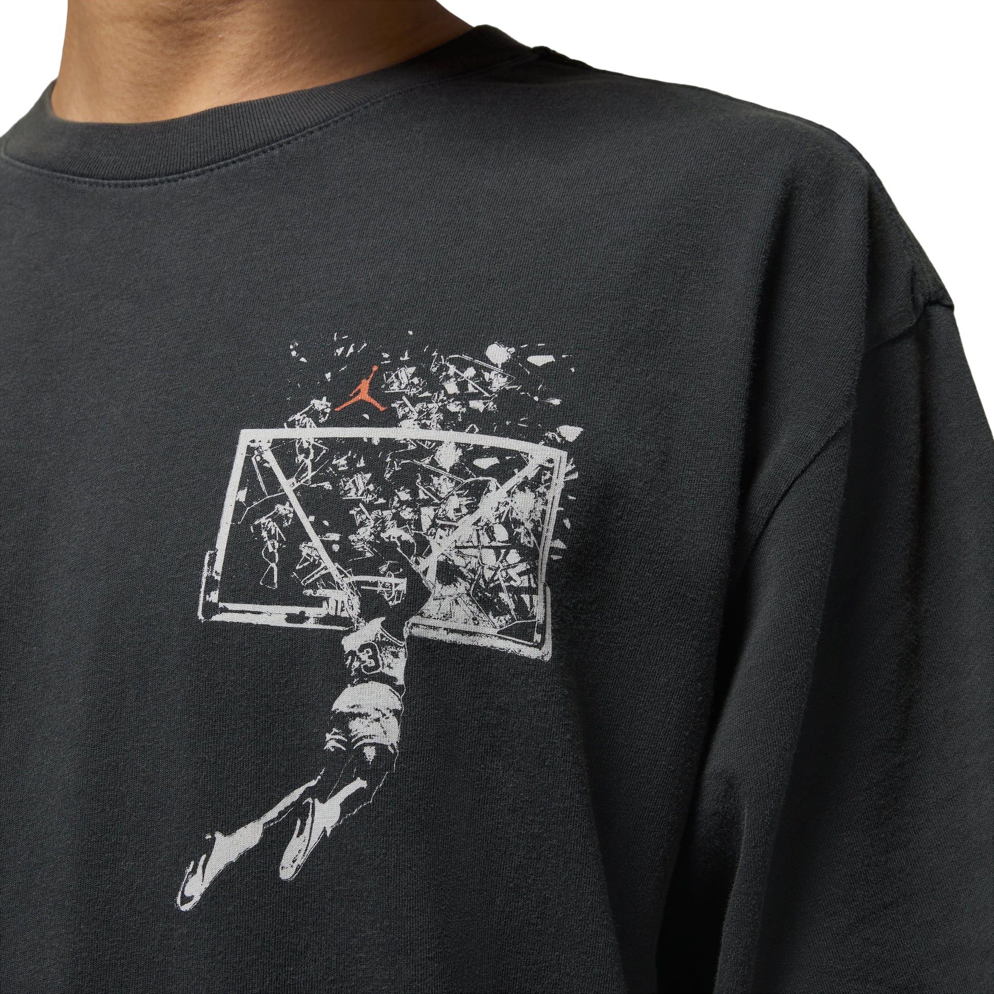 Air Jordan Brooklyn Oversized Graphic T-Shirt 'Off Noir' IB3297-045