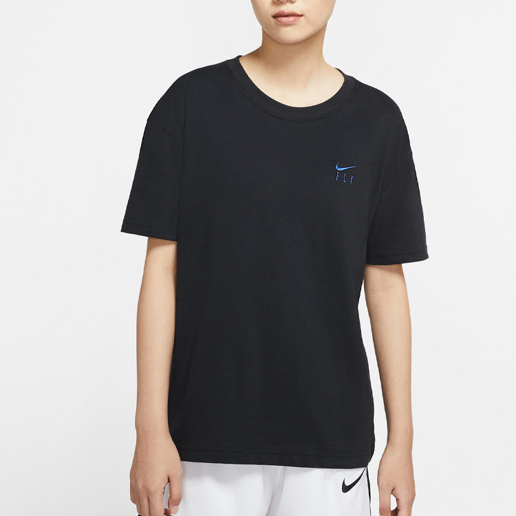 (WMNS) Nike Dri-Fit Basketball Short Sleeve 'Fly Black' CV0951-010