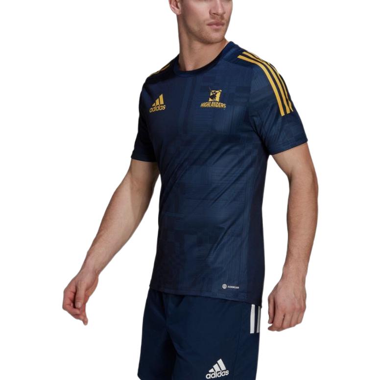 Men's adidas Rugby Short Sleeve Blue T-Shirt H58512