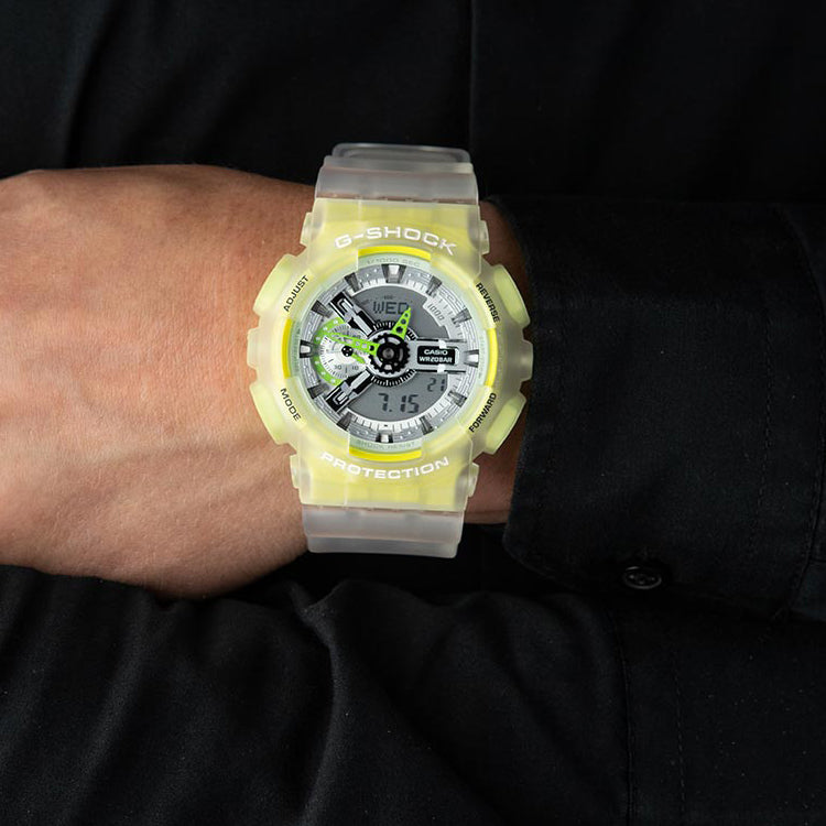 CASIO G-Shock Analog-Digital 'White' GA-110LS-7A