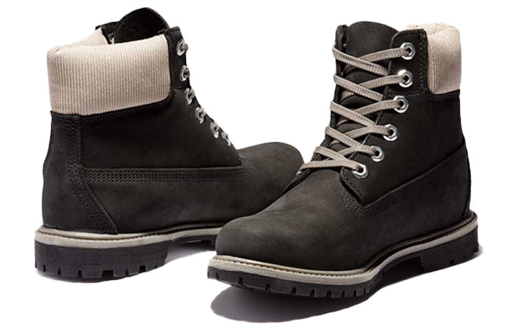 (WMNS) Timberland Premium 6 Inch Waterproof Boot 'Black Nubuck' TB0A2MCC001