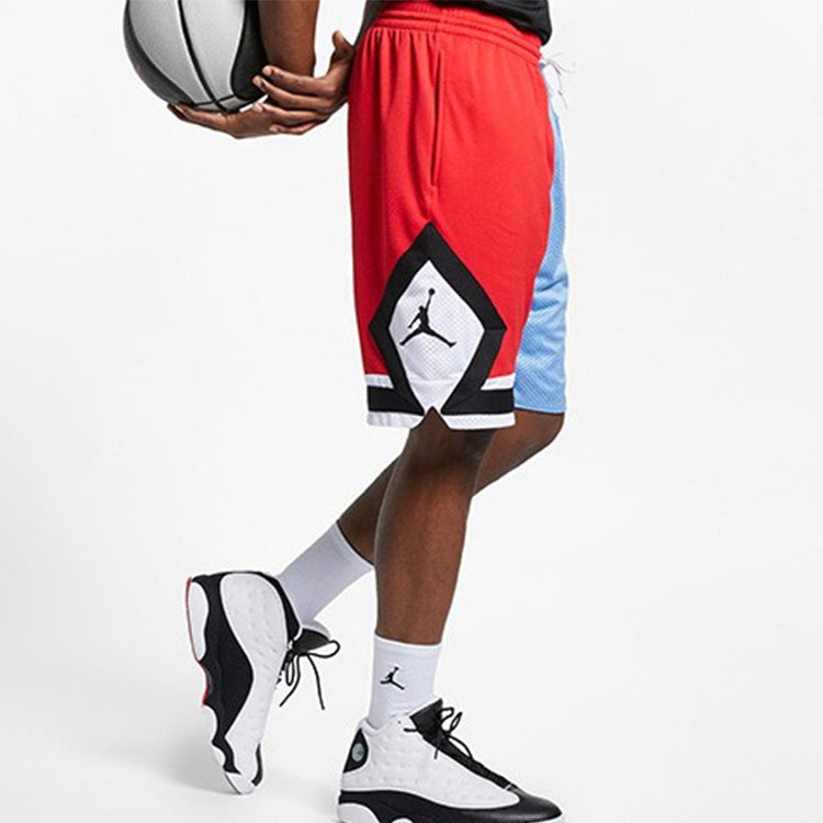 Air Jordan DNA Distorted Basketball Shorts Red Blue AJ1113-448
