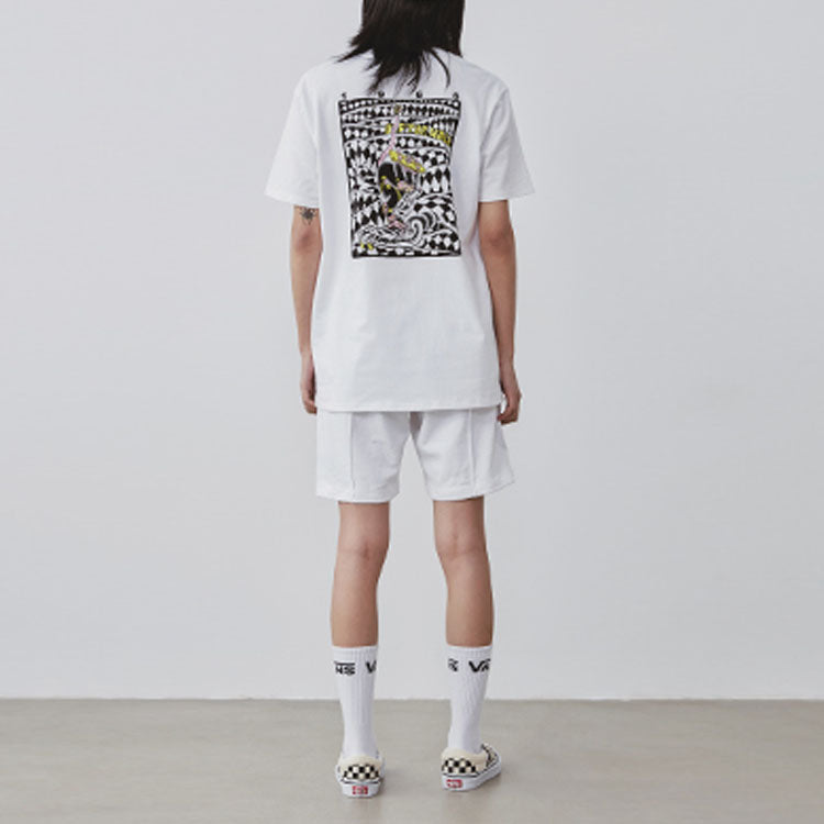(WMNS) Vans Otw Short Sleeve White VN0A4MNIWHT