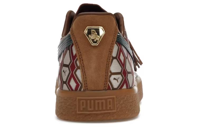 PUMA x Dapper Dan Clyde Vintage 'Pre-Game Runway - Brown' 388170-01