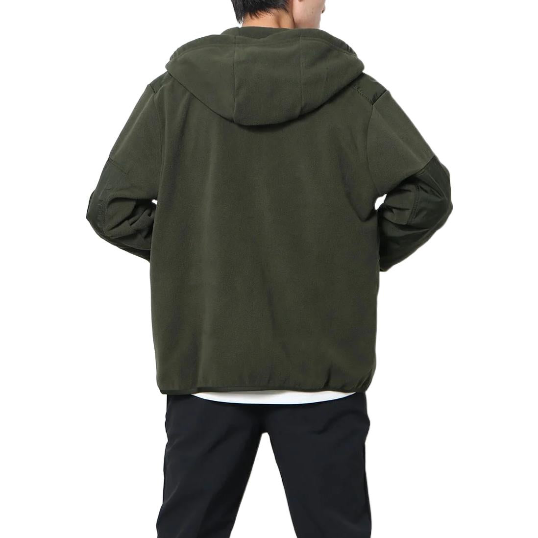 Nike Sportswear Logo Embroidered Hooded Solid Color Jacket 'Dark Green' DD4883-355
