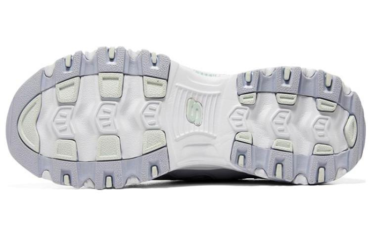 (WMNS) Skechers D'LITES 1.0 'White Purple' 149792-WPW