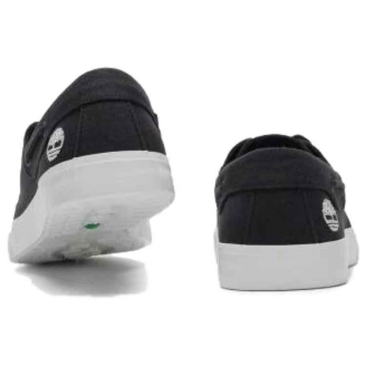 Timberland Low Lace Up Sneakers 'Black Canvas' A67P5EK7