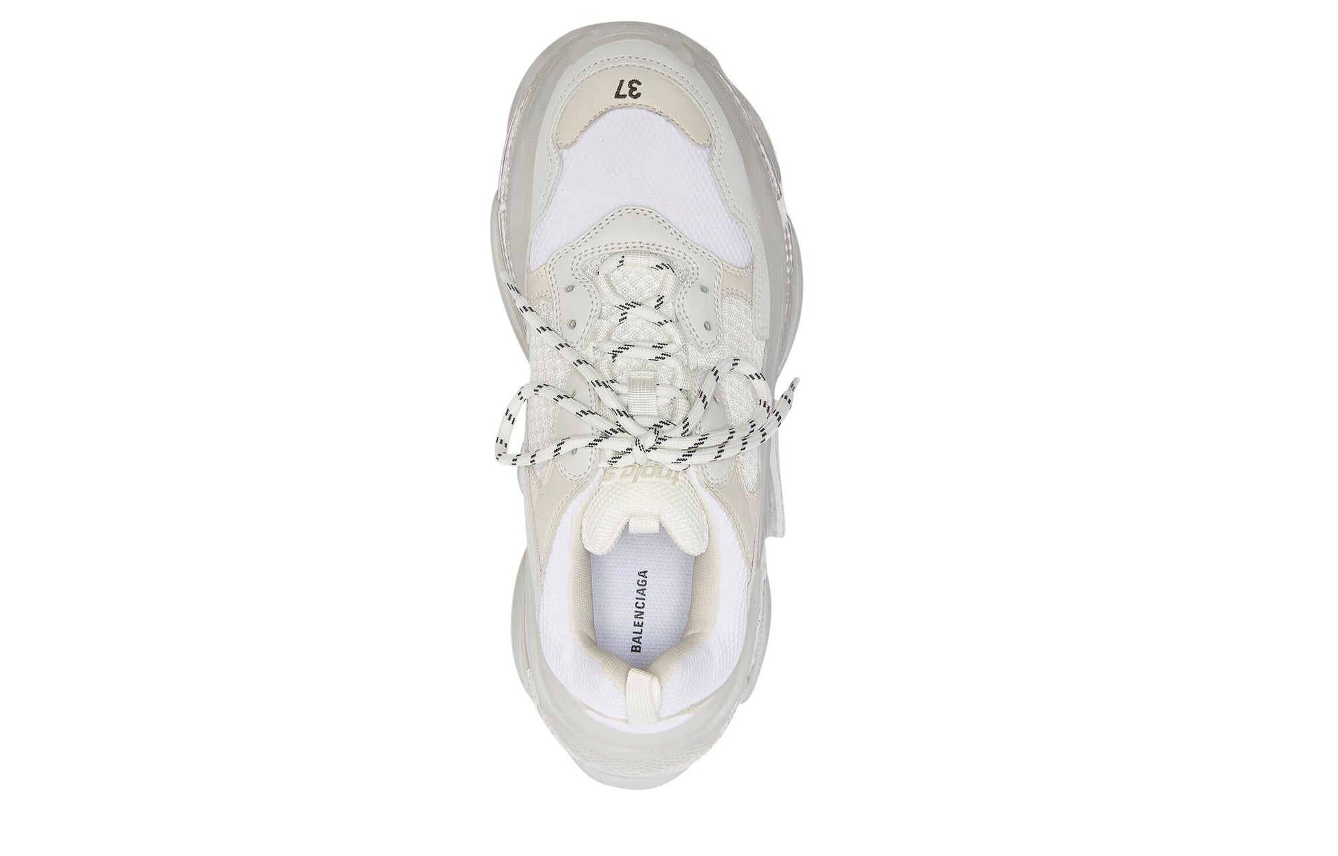 (WMNS) Balenciaga Triple S Sneaker 'Clearsole - White' 544351W2FB19000