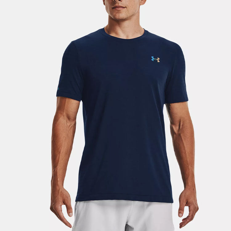 Under Armour Seamless GeoSport T-shirt 'College Blue' 1370441-408