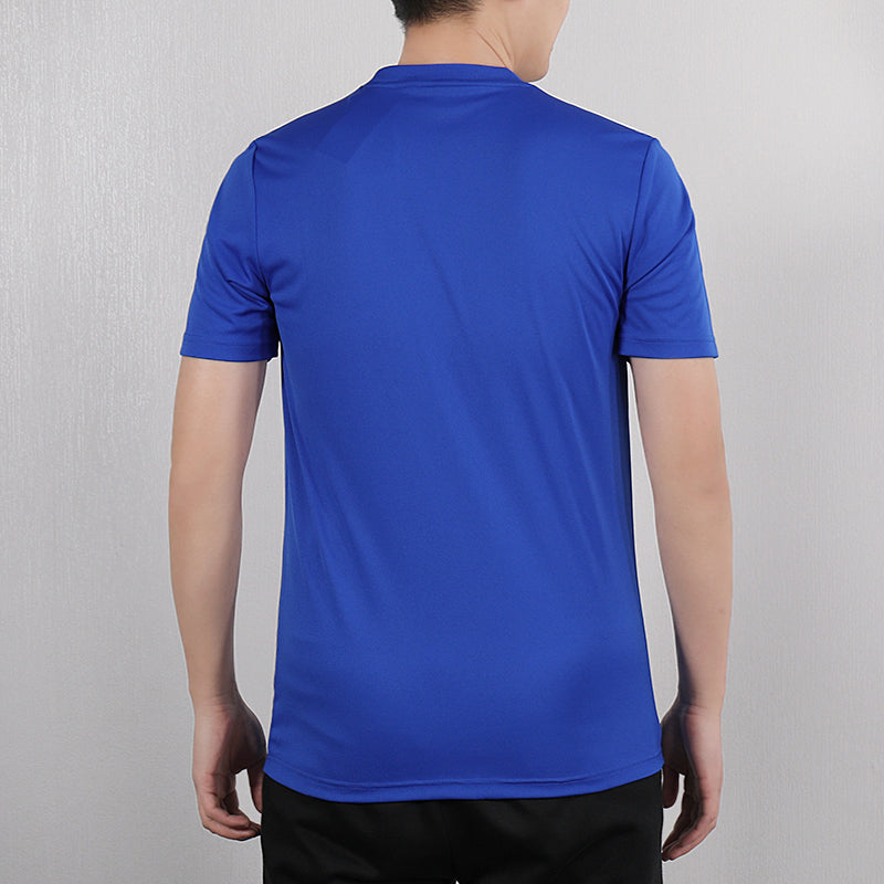 Men's adidas Campeon19 Jsy Casual Sports Breathable Soccer/Football Short Sleeve Blue T-Shirt DP6810