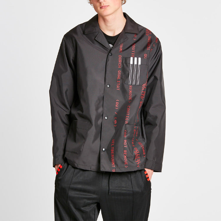 adidas originals x Alexander Wang Crossover Casual Coach Jacket Black CZ8319