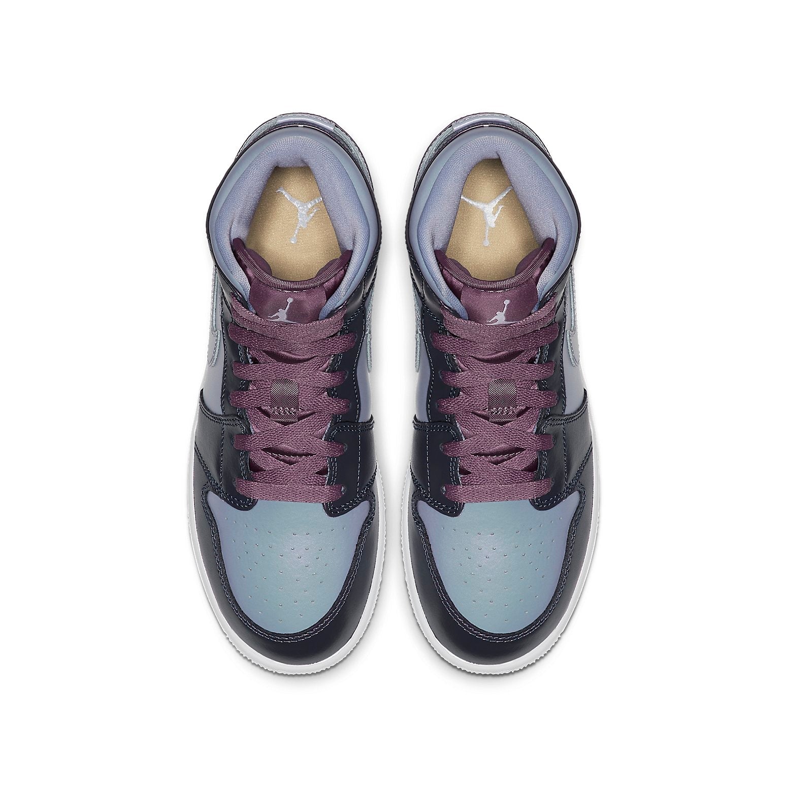 (GS) Air Jordan 1 Mid 'Metallic Purple' AV5174-400
