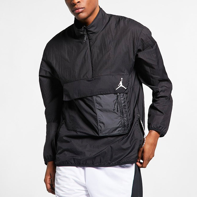 Air Jordan Air 23 Basketball Sports Training Jacket Black AJ1070-010