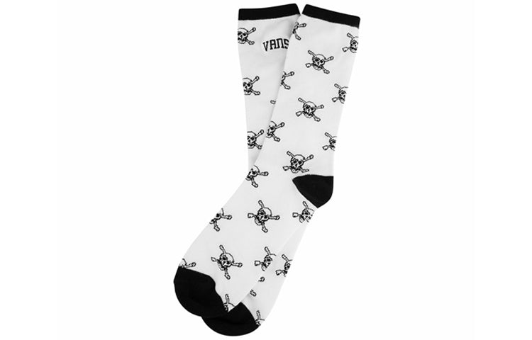 Vans Casual Printed Breathable Socks 1 Pack 'White Black' VN0A54K2WHT