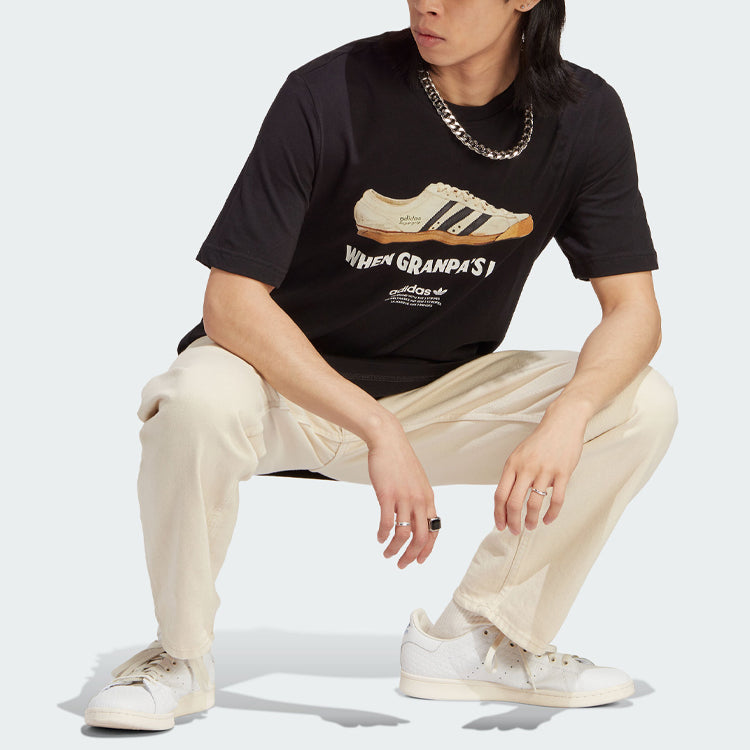 adidas originals Graphics New Age T-shirt 'Black' IC8872