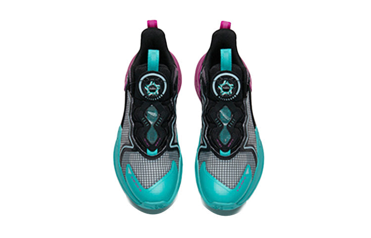 (GS) ANTA Basketball Shoes 'Black Blue Purple' 312231111-3