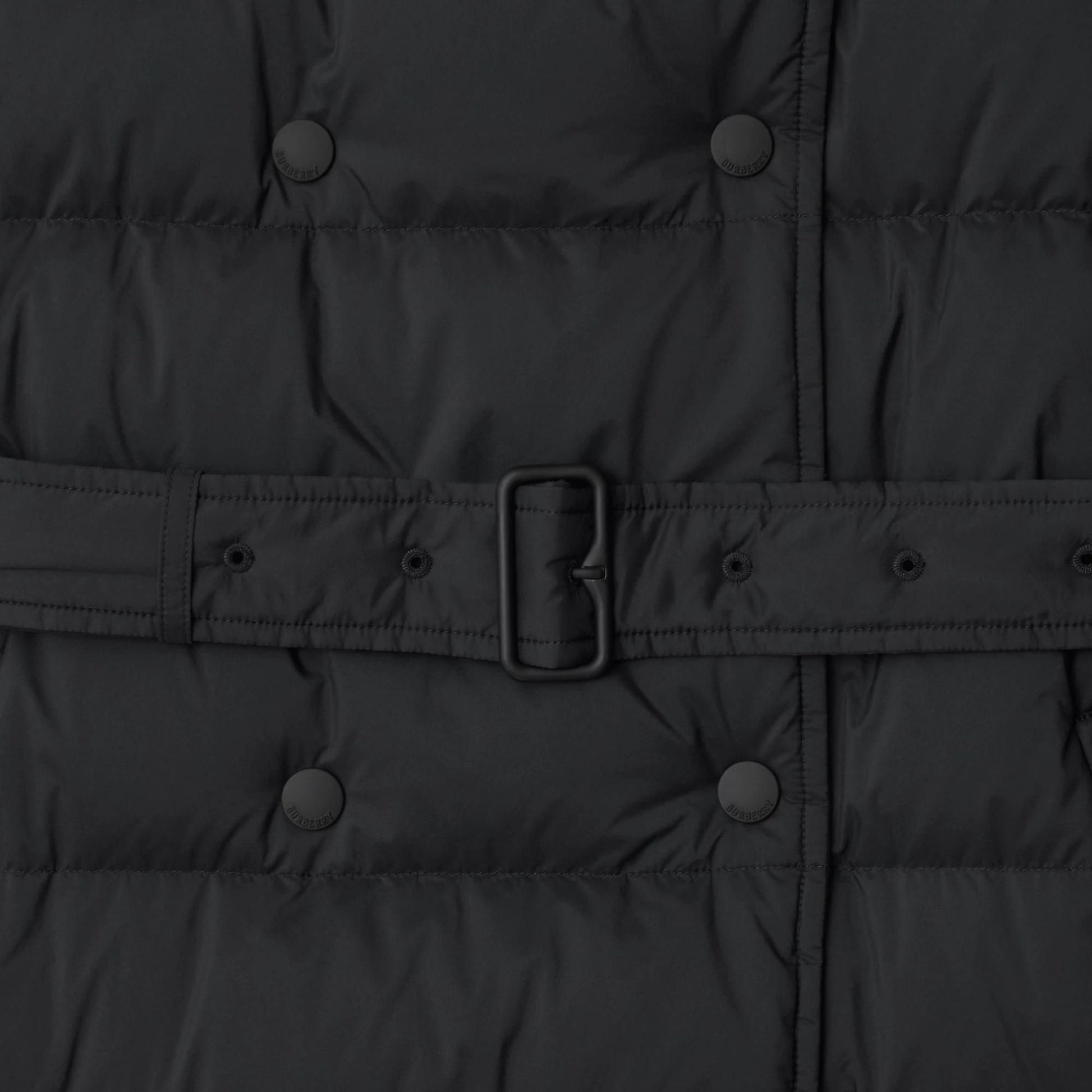 (WMNS) Burberry 25 Mid-length Nylon Hooded Puffer Coat 'Black' 81103131